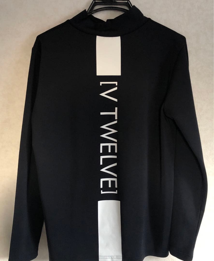 V12 ゴルフウェア V122320-MK08 バックラインモック ブラック