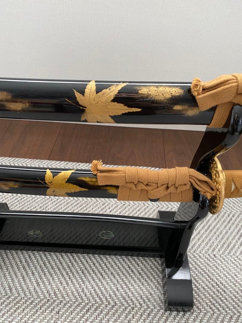 黒金装飾の刀 2本セット