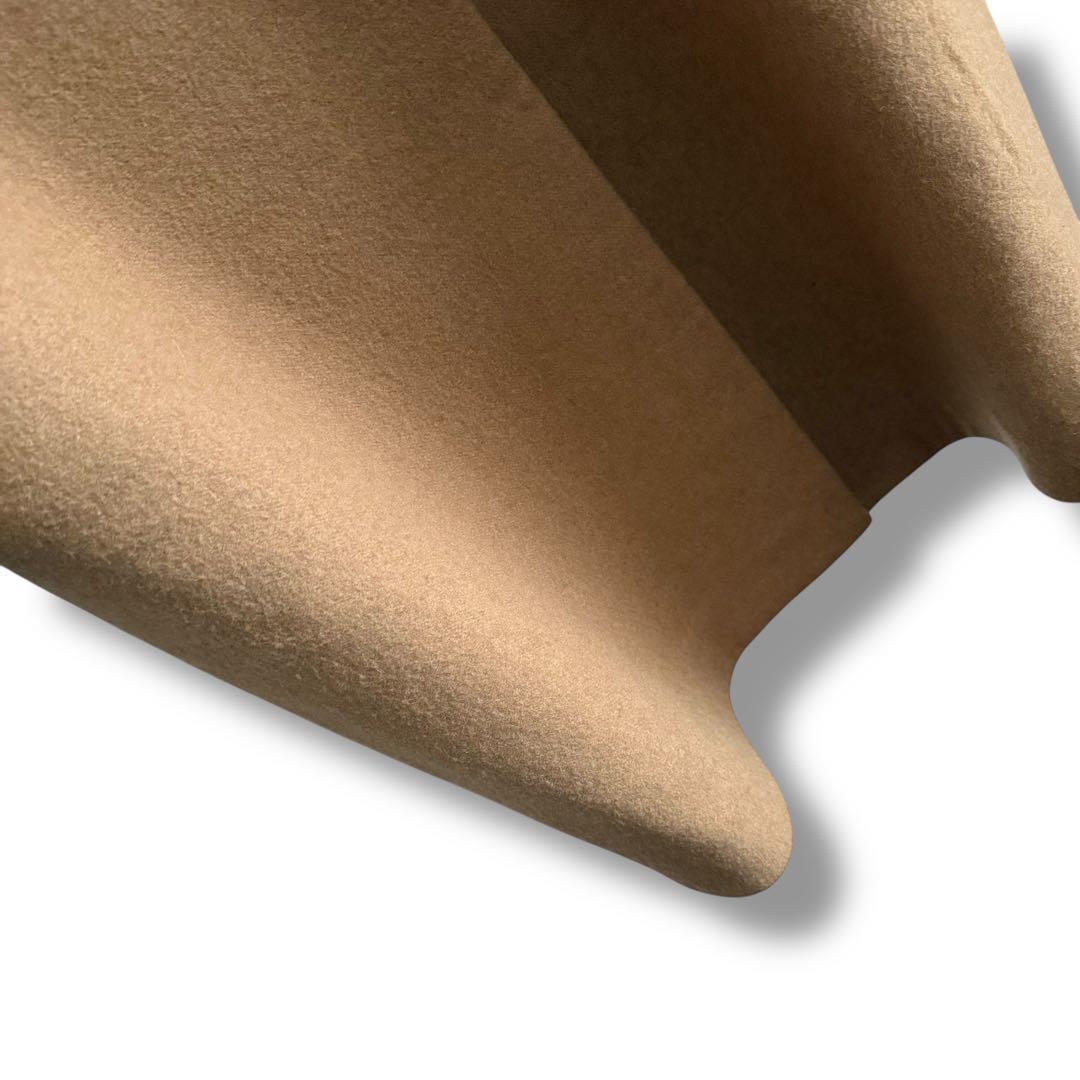 美品 キャメル(らくだ)100%お素材 32 PARADIS サイドジップコート