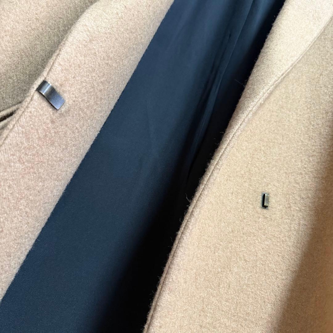 美品 キャメル(らくだ)100%お素材 32 PARADIS サイドジップコート