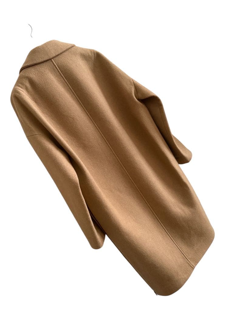 美品 キャメル(らくだ)100%お素材 32 PARADIS サイドジップコート