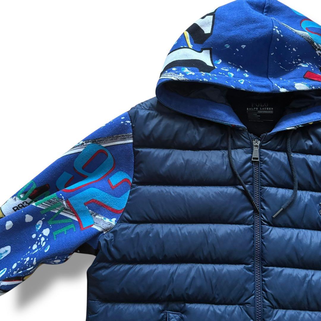 ポロラルフローレン ダウンジャケット スキー 切替 メンズ S