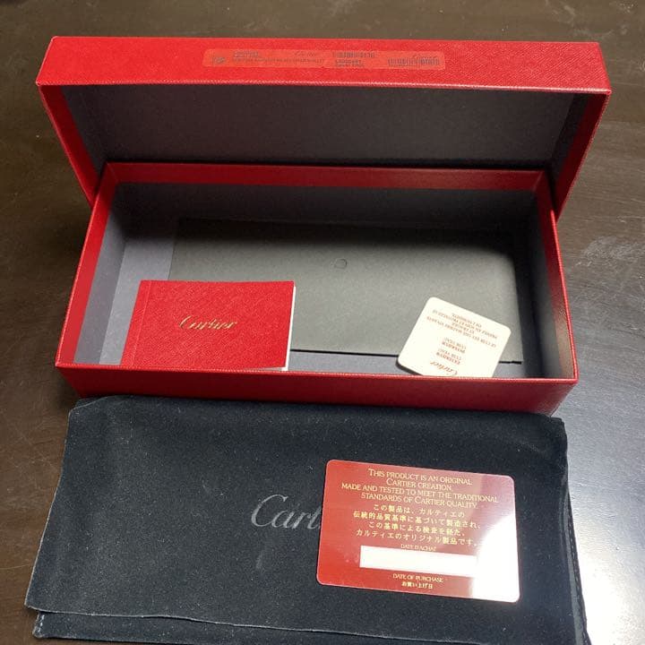 カルティエ　長財布　ピンク