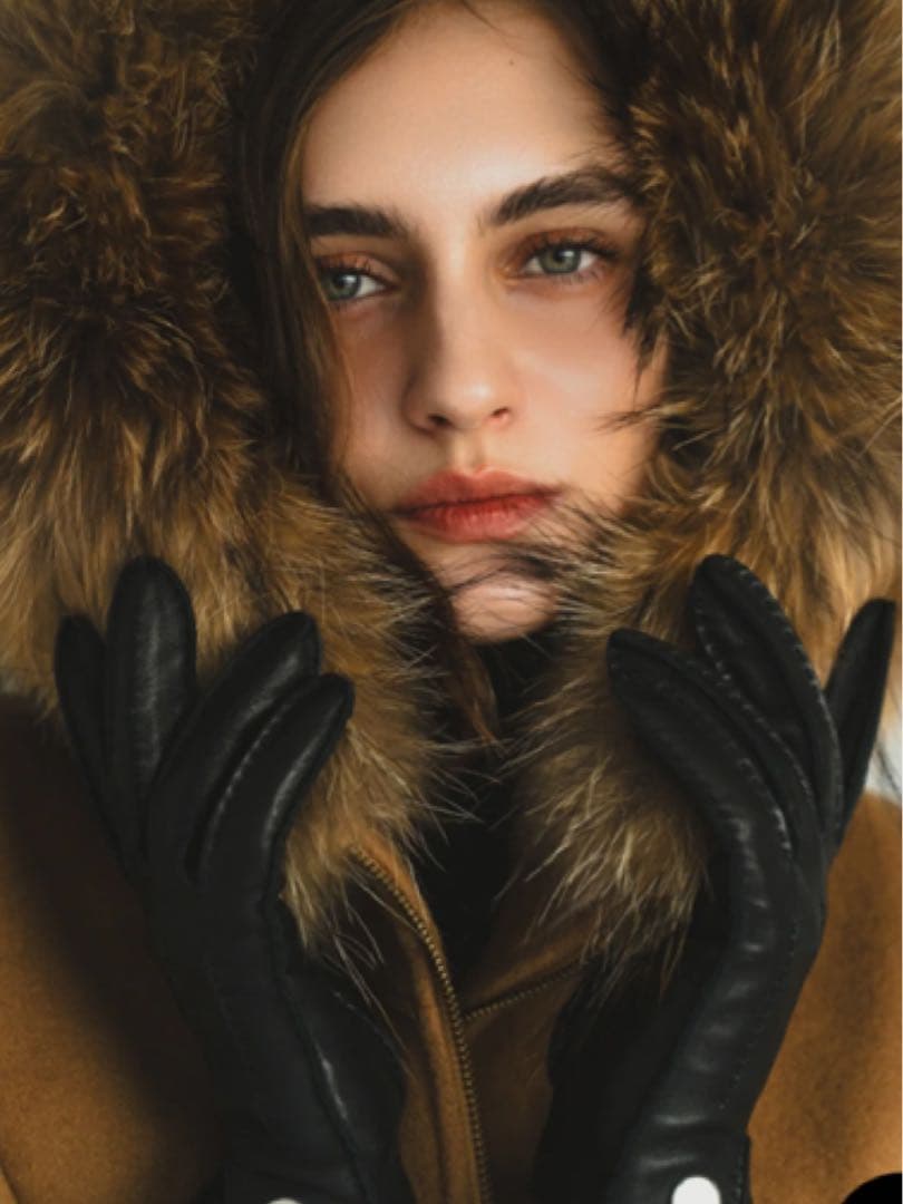 完売【sheller】FOX fur cape coat