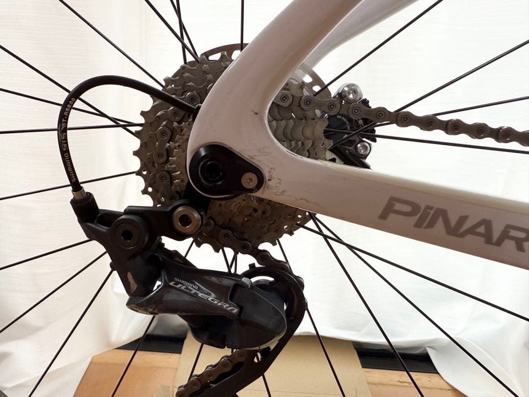 ピナレロ PRINCE DISK 2022 アルテグラ ホワイト ガラスコート済