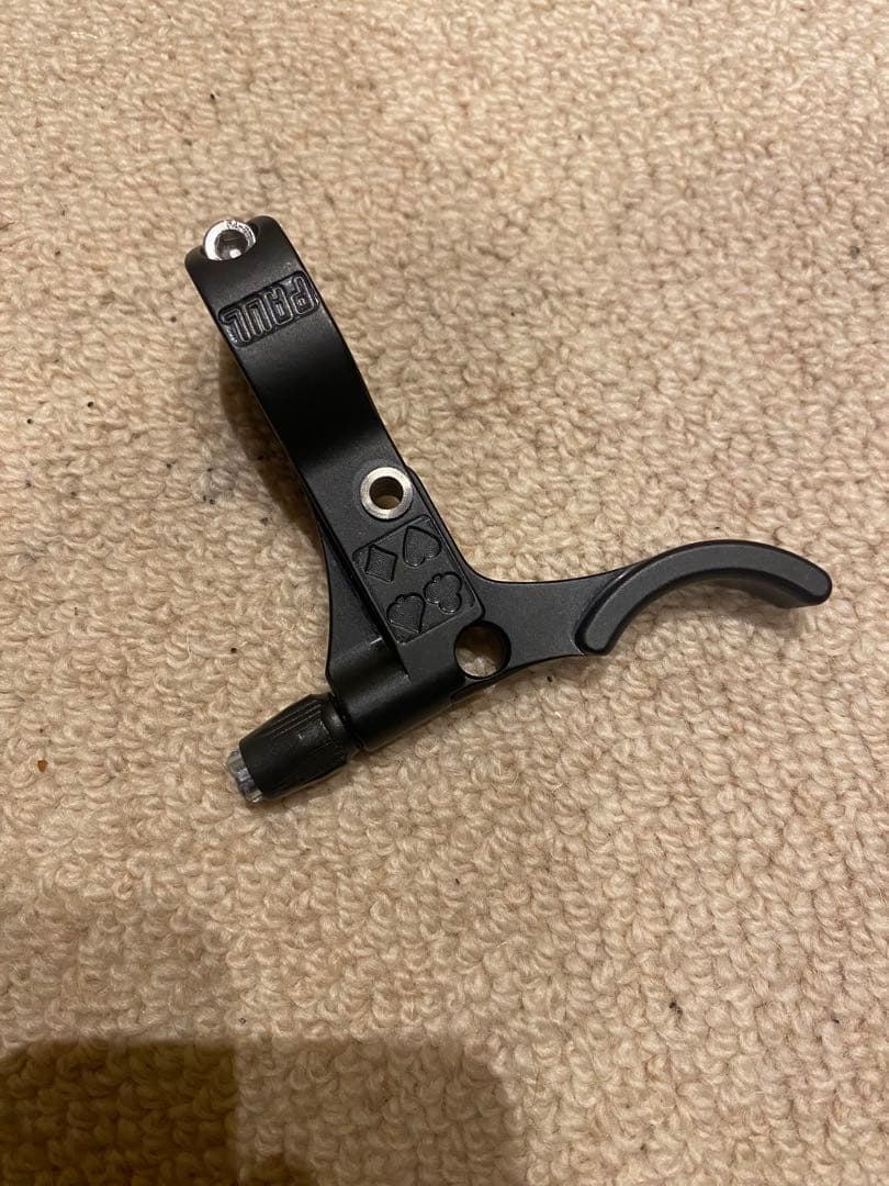 【希少左レバー】Paul e-lever ピスト ブルーラグ njs 競輪