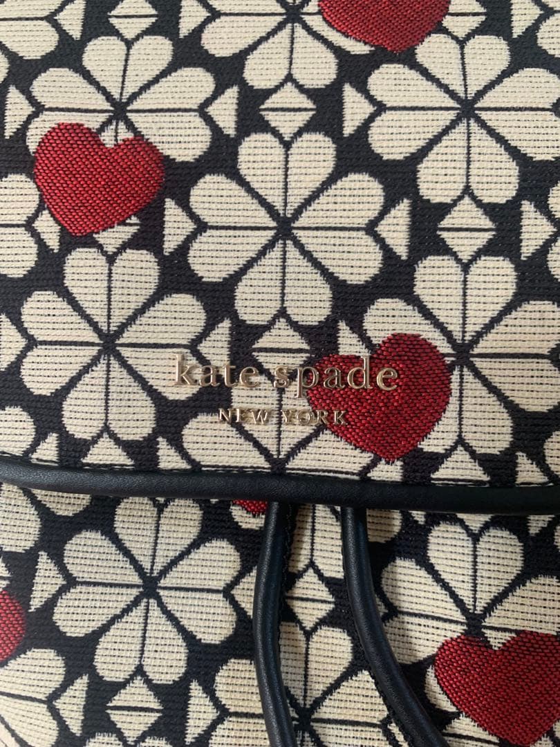 ケイトスペード　ジャガード　リュックバッグ