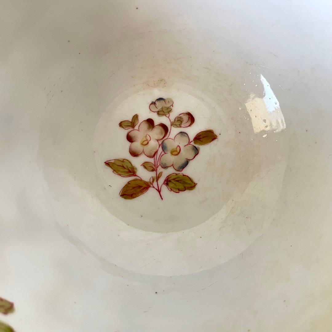 【レア】サルグミンヌミントン　ショコラカップ　緑　C&S フランスアンティーク