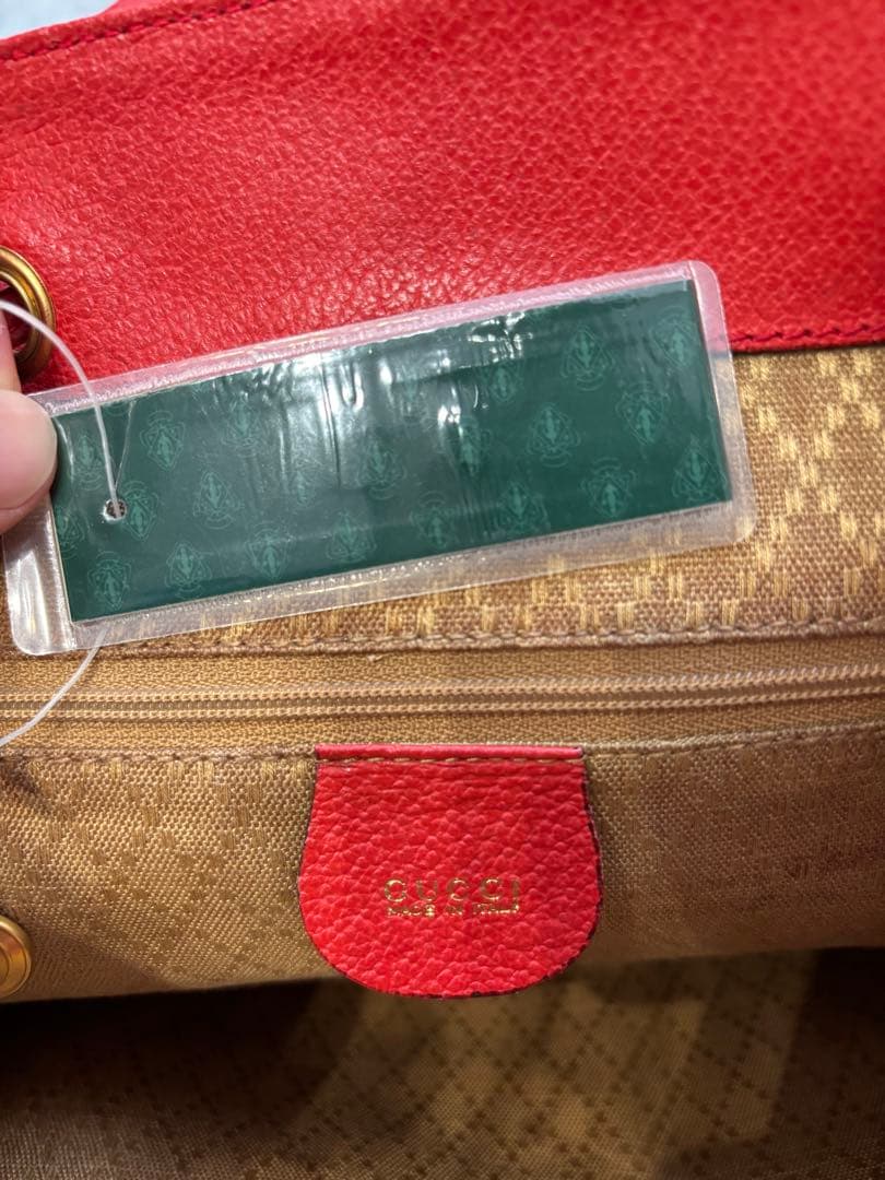 GUCCI レッド スエード バックパック