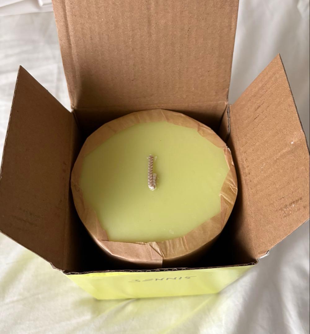 JENNIE写真展 J2NNI5 Scented Candle 緑 - メルカリ