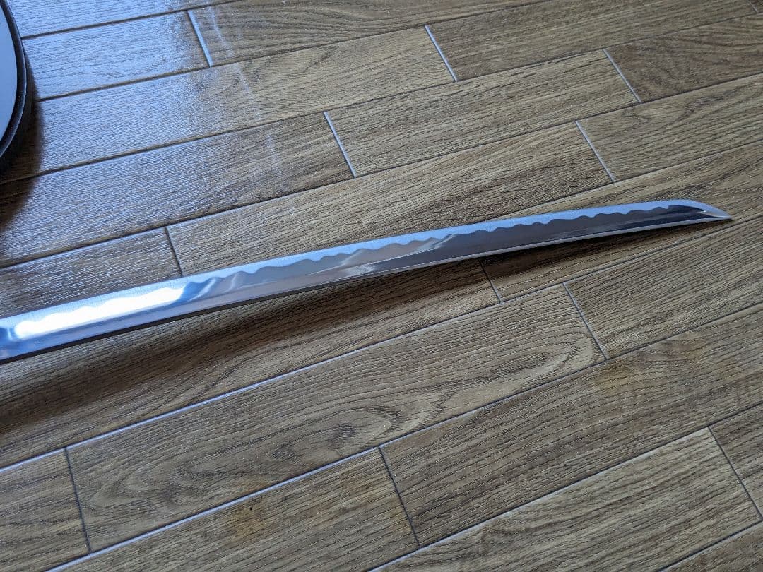 kanon模造刀 アルミ刀身 沖田総司拵 闇一文字　刀掛け 目釘抜き付属