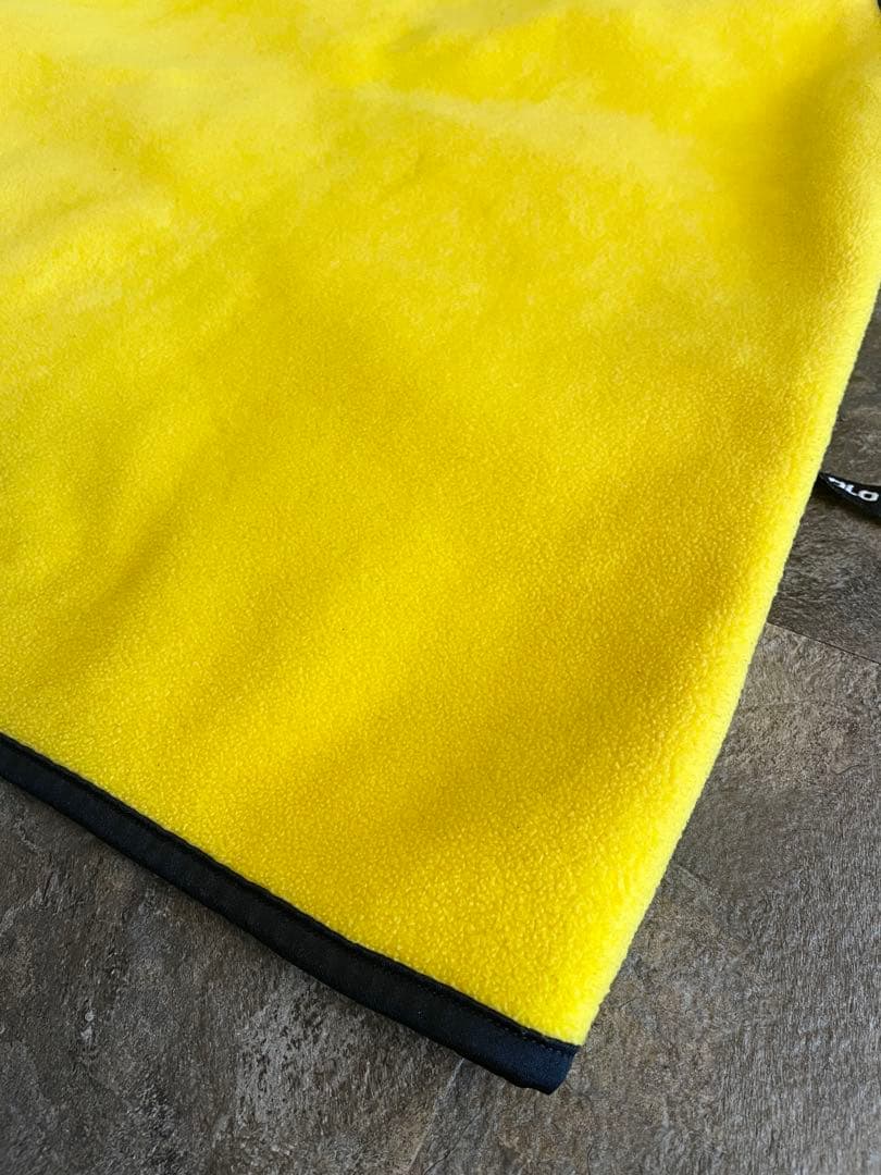 90s POLO SPORT ポロスポーツ フリースベスト イエロー XL