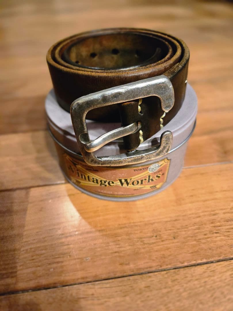 vintage works茶芯CベルトDH5536ヴィンテージワークスW33 Vintage Works」ヴィンテージワークス Cバックル レザーベルト DH5536