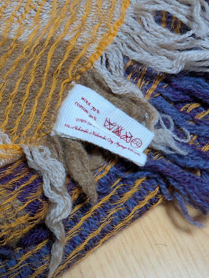 tamaki niime 播州織 JQ shawl BIG ジャガードショール