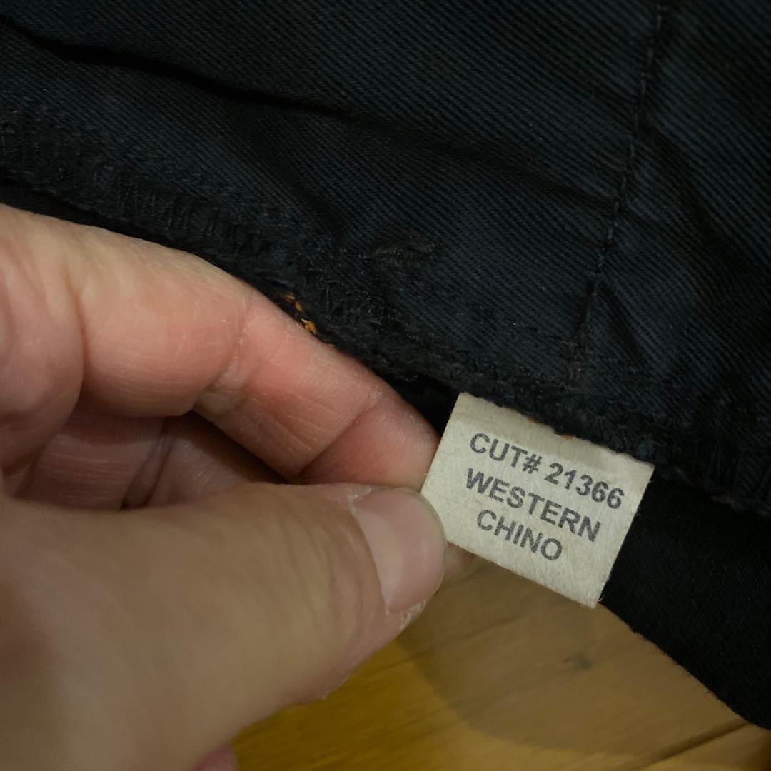 【超貴重！】 RRLウエスタンチノ　アメリカ製　ほぼデッドストック