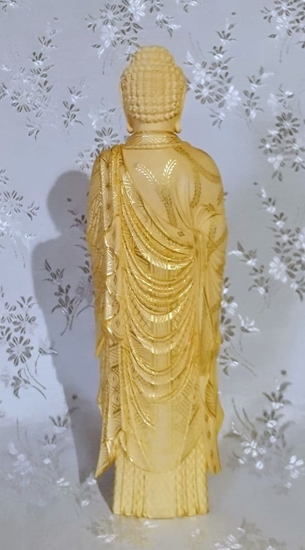 阿弥陀如来立像 5寸 像のみ #547 木彫 仏像