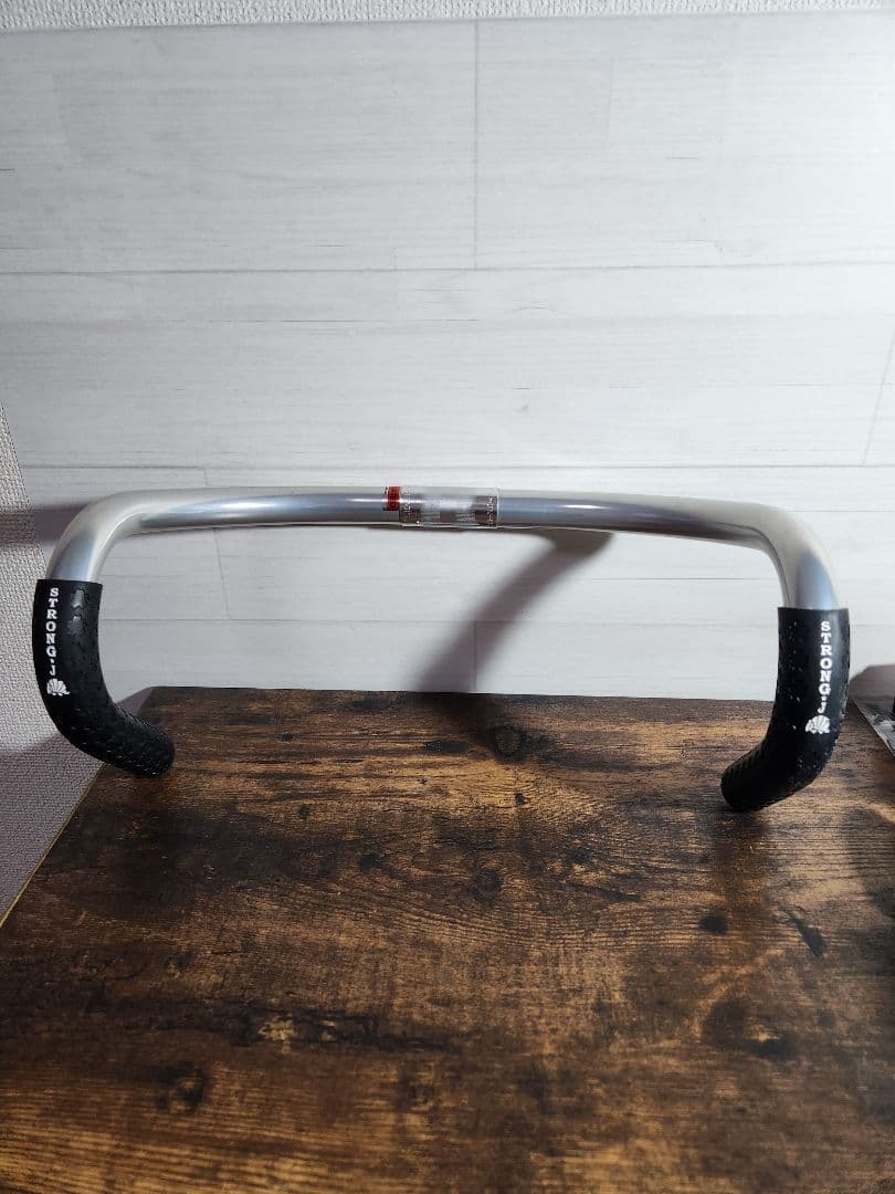 【極美品】日東 NITTO ハンドル360mm 浅曲がり 軽合 NJS ニギリ付