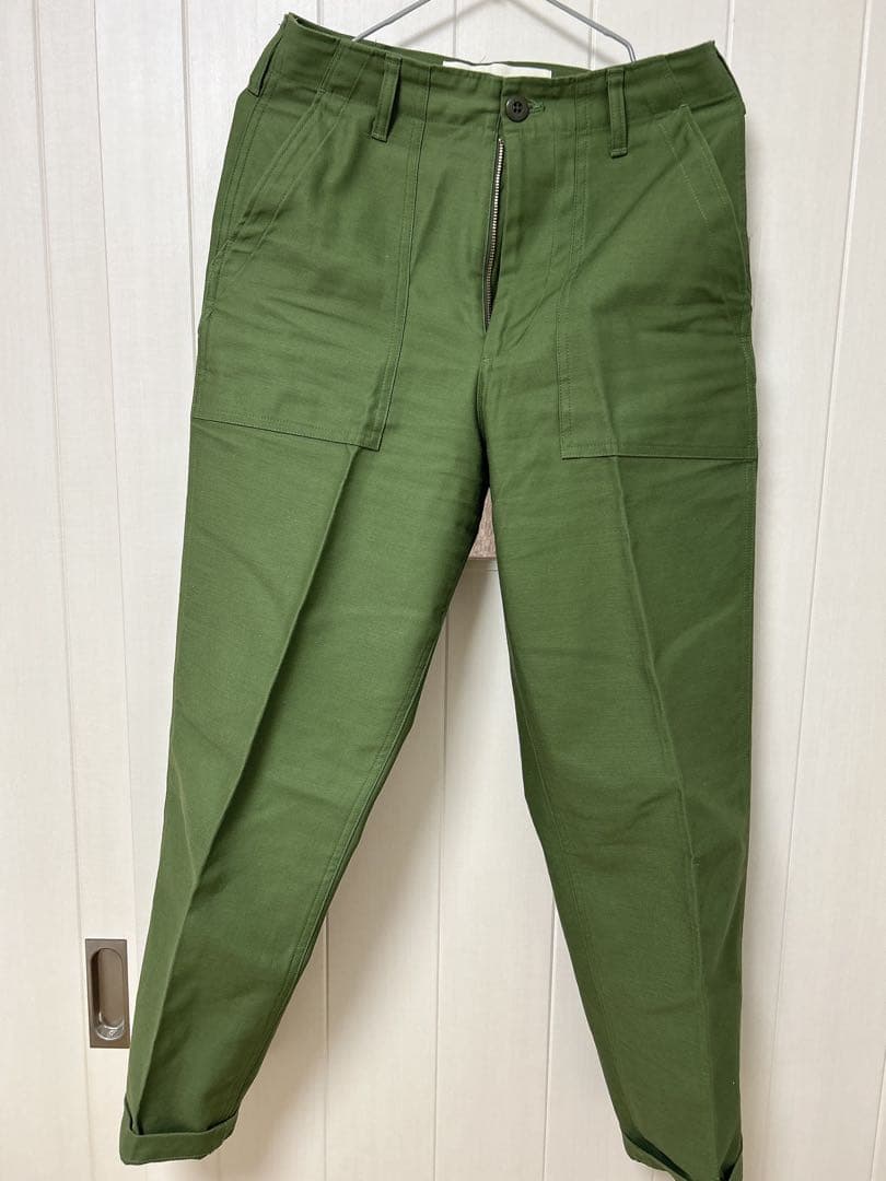 THE SHINZONE ワークパンツ オリーブグリーン 新 モデル