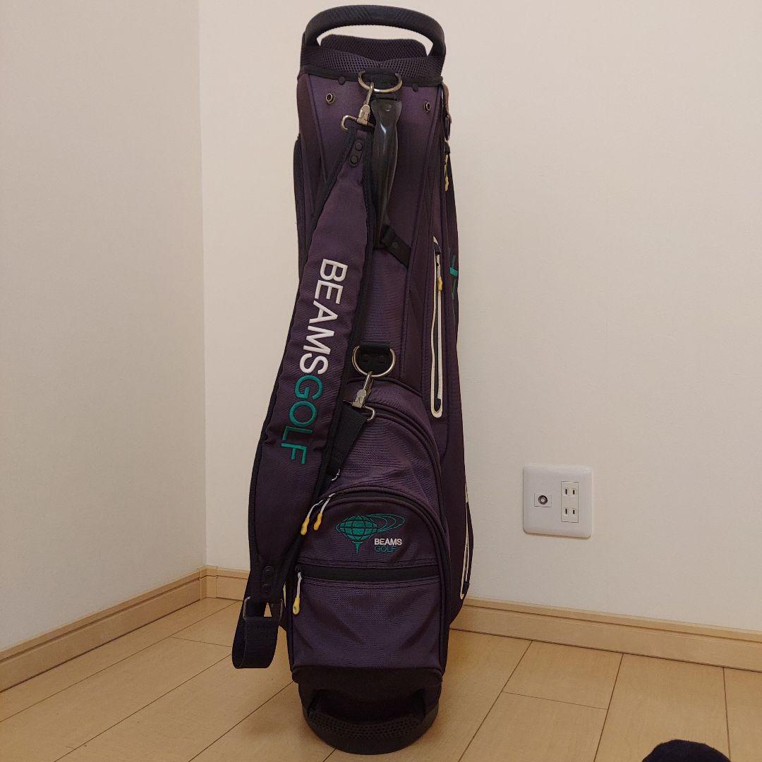 BEAMS GOLF ビームスゴルフ キャディバッグ スタンド ★ヘッドカバー付