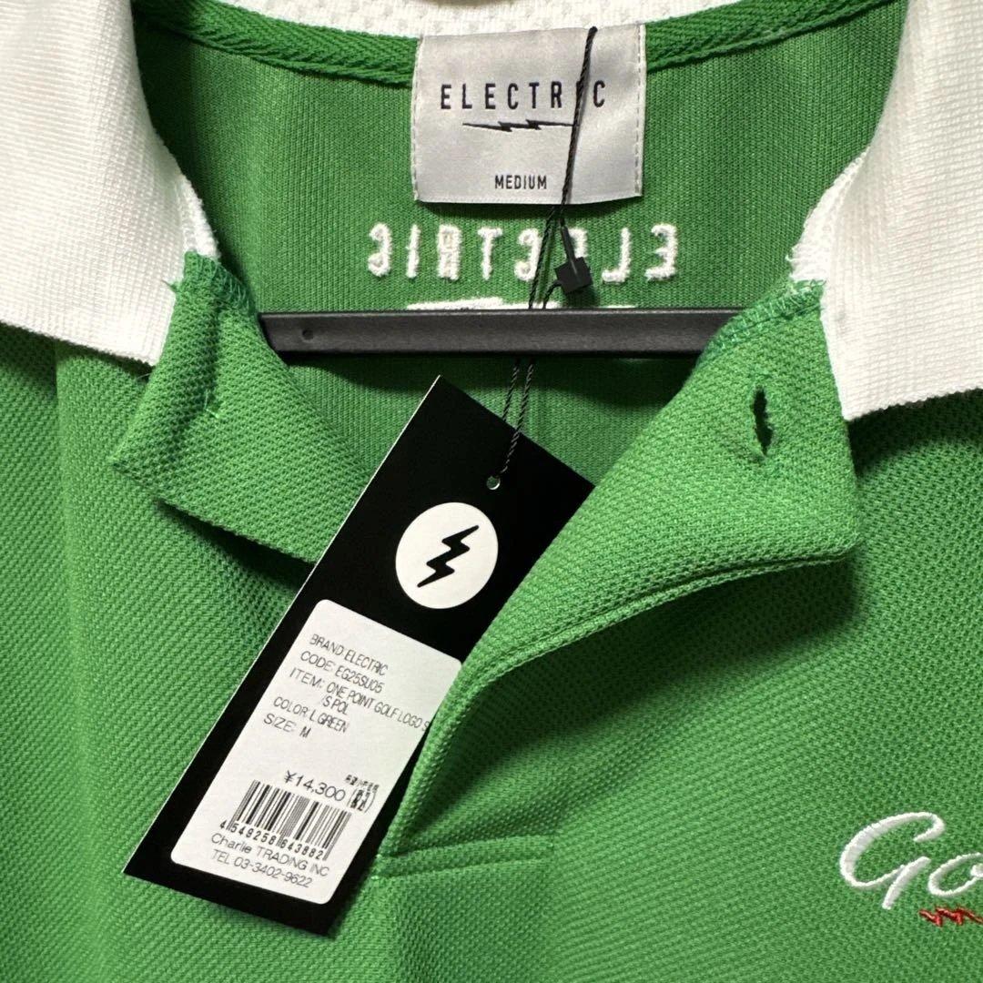 【値下げ】 ELECTRIC ゴルフポロシャツ M 緑