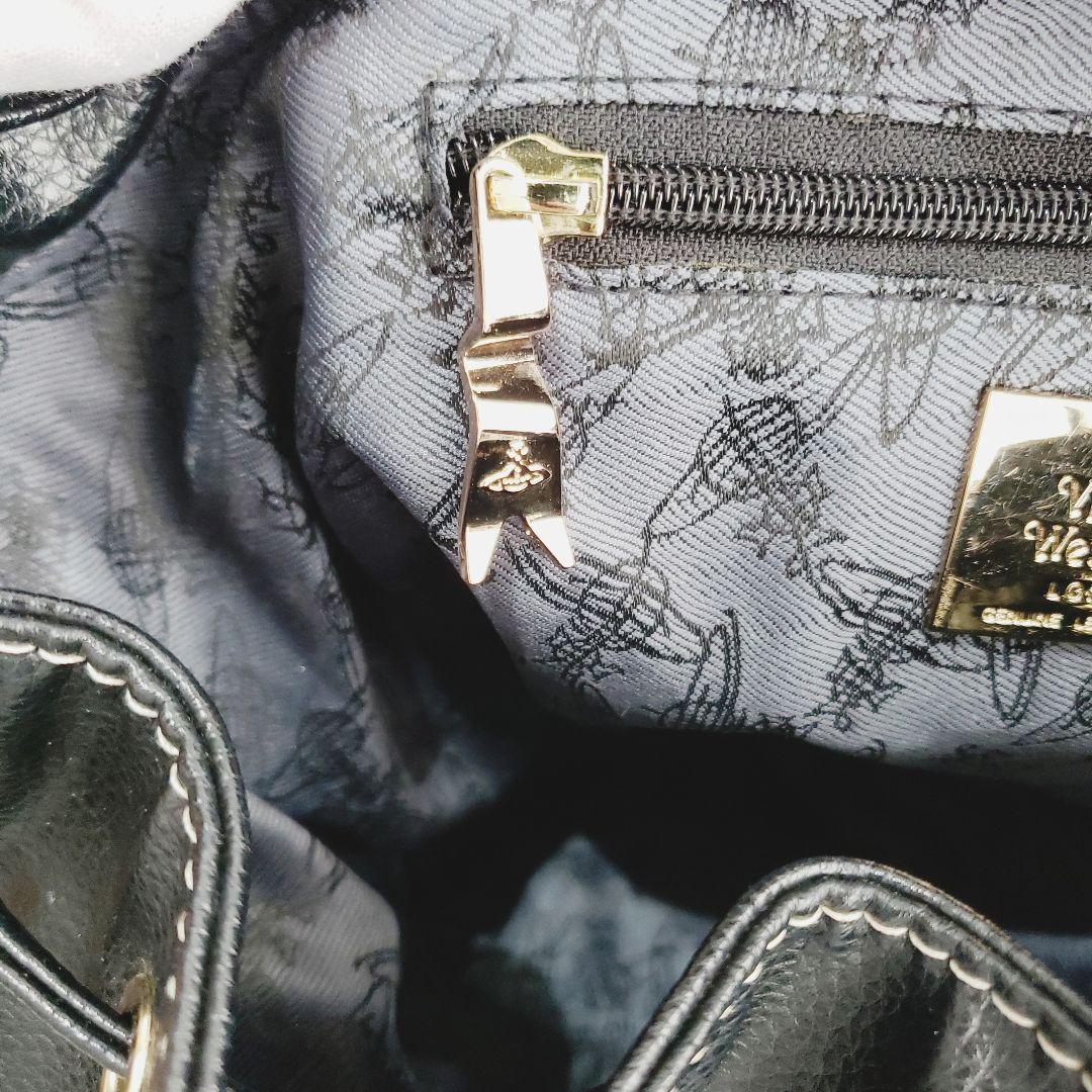 良品【Vivienne Westwood】 ヴィヴィアン オーブブラックリュック