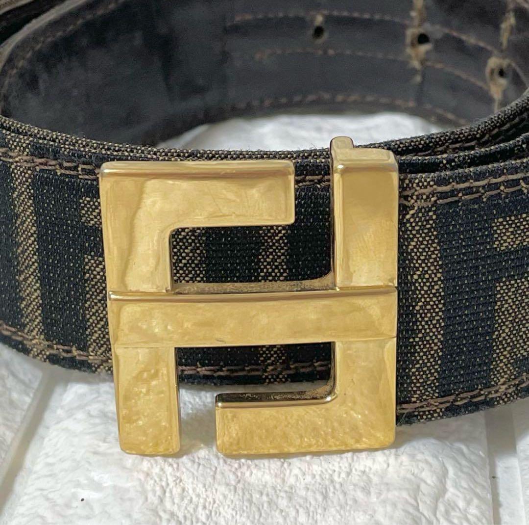 FENDI ゴールドバックルベルト yvngpatra着用 - メルカリ