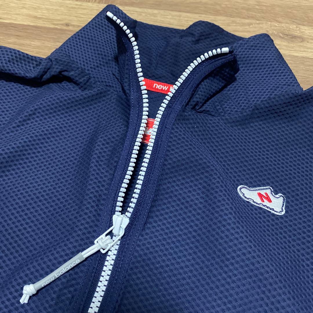 美品♡ニューバランスゴルフ♡ブルゾン♡メッシュ♡ネイビー♡グレー♡レッド♡M