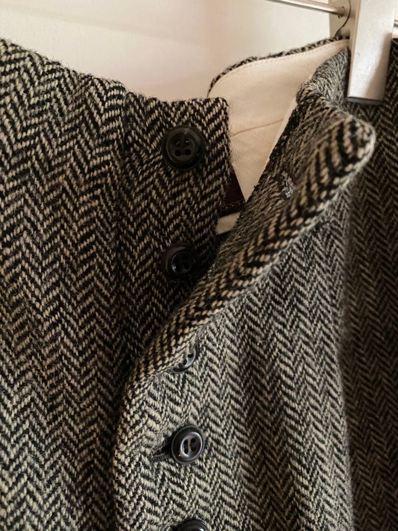 美品】Lisetteリゼッタ ヘリンボーンパンツ ノアール - メルカリ