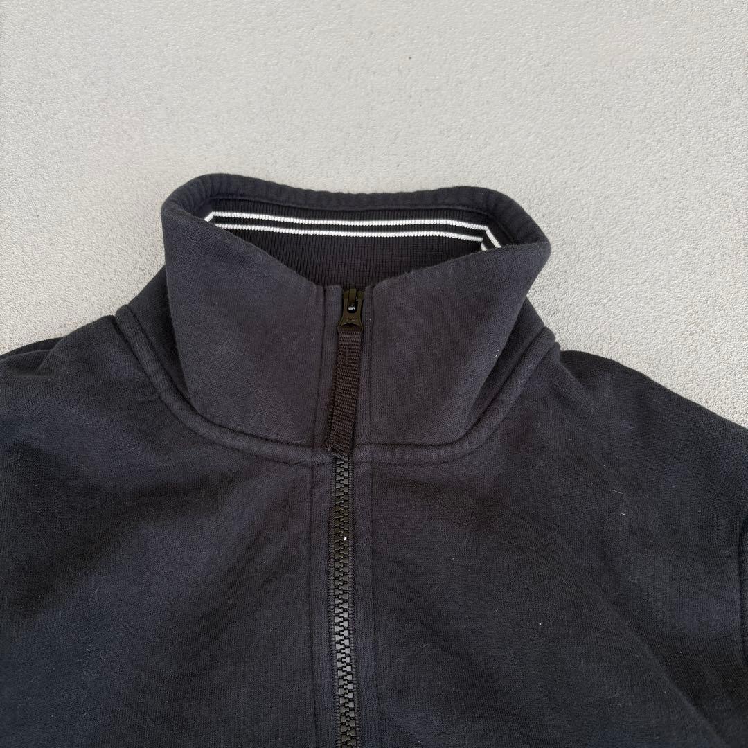トップス STONE  zip sweat jacket black