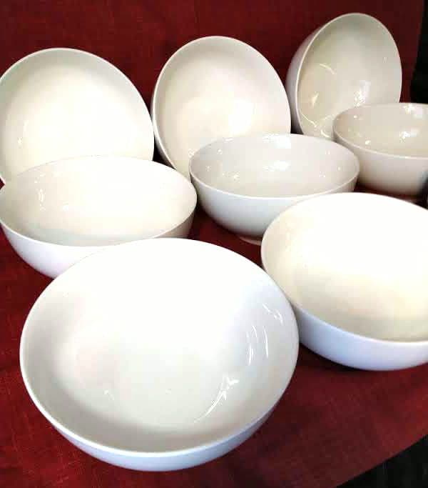 ♥ オシャレにディスプレイ♥多目的利用可能♥エクセラホワイトボール7皿