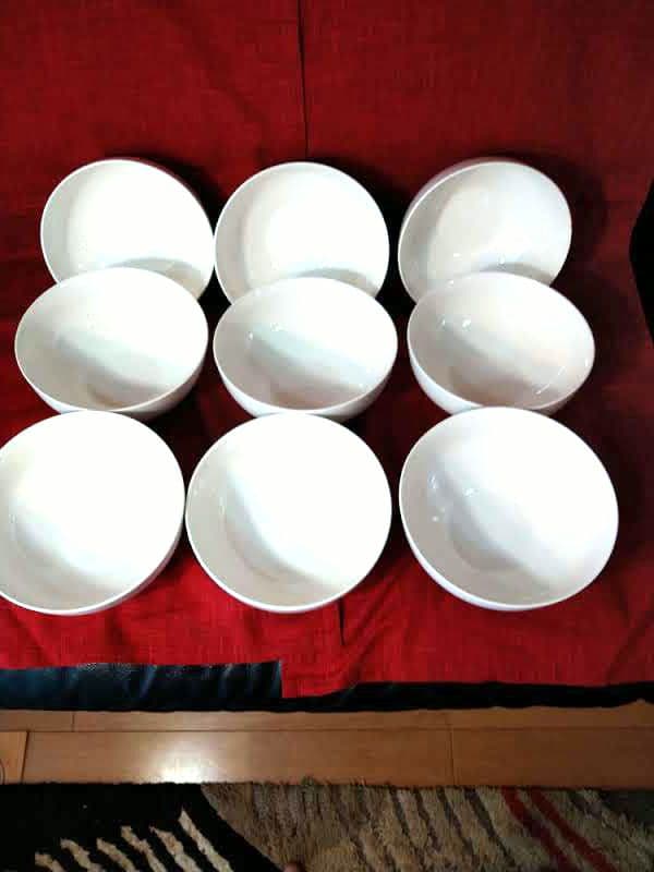 ♥ オシャレにディスプレイ♥多目的利用可能♥エクセラホワイトボール7皿