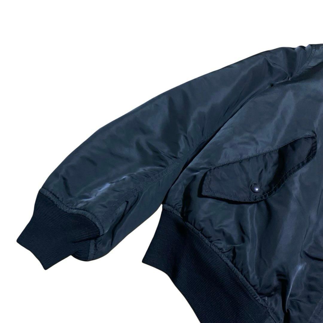 90s ALPHA INDUSTRIES MA-1 フライトジャケット ブラック