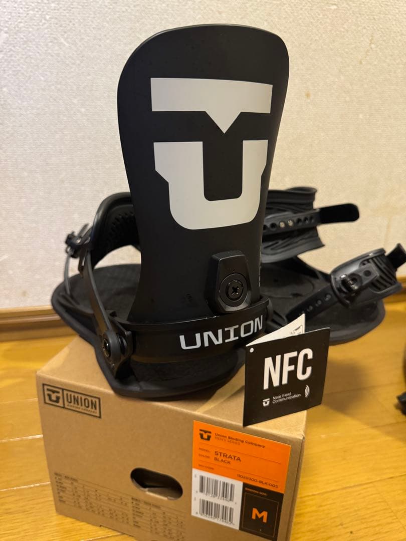 Union Strata ビンディング ブラック M 25〜26 ストラータ