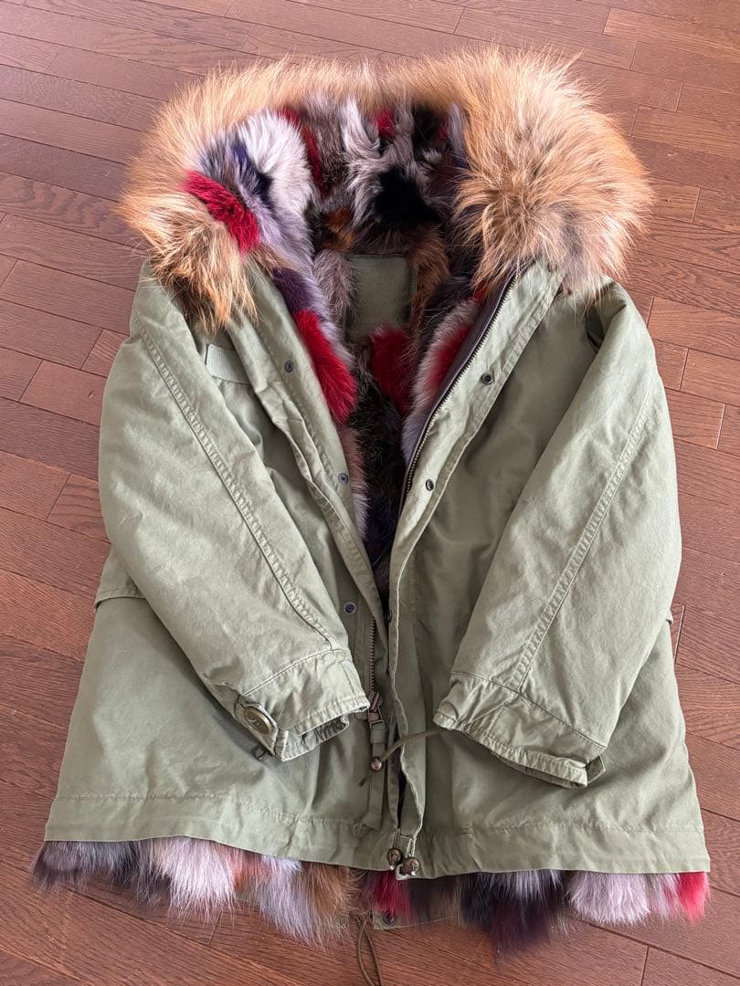 フォックスファー　モッズコート