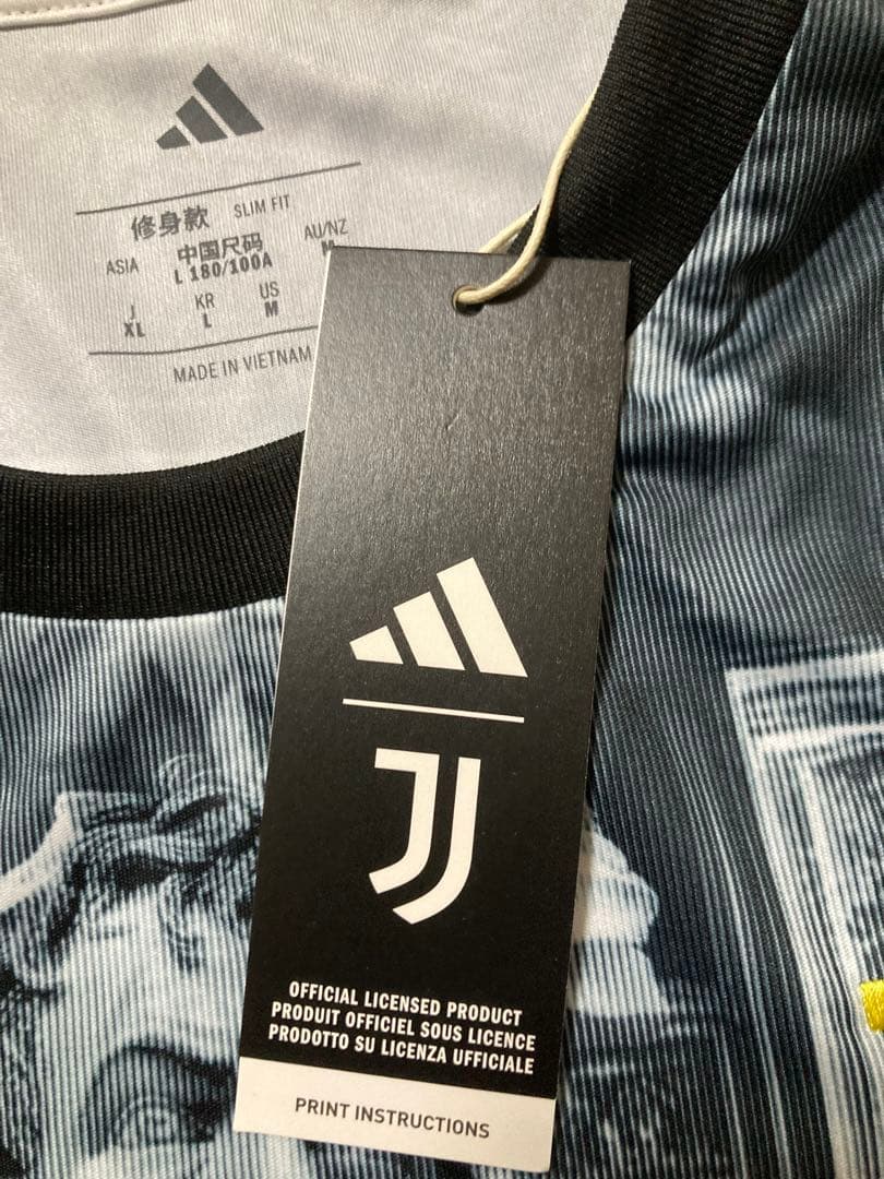 新品未使用タグ付き】ユベントス25-26プレマッチジャージー デルピエロ