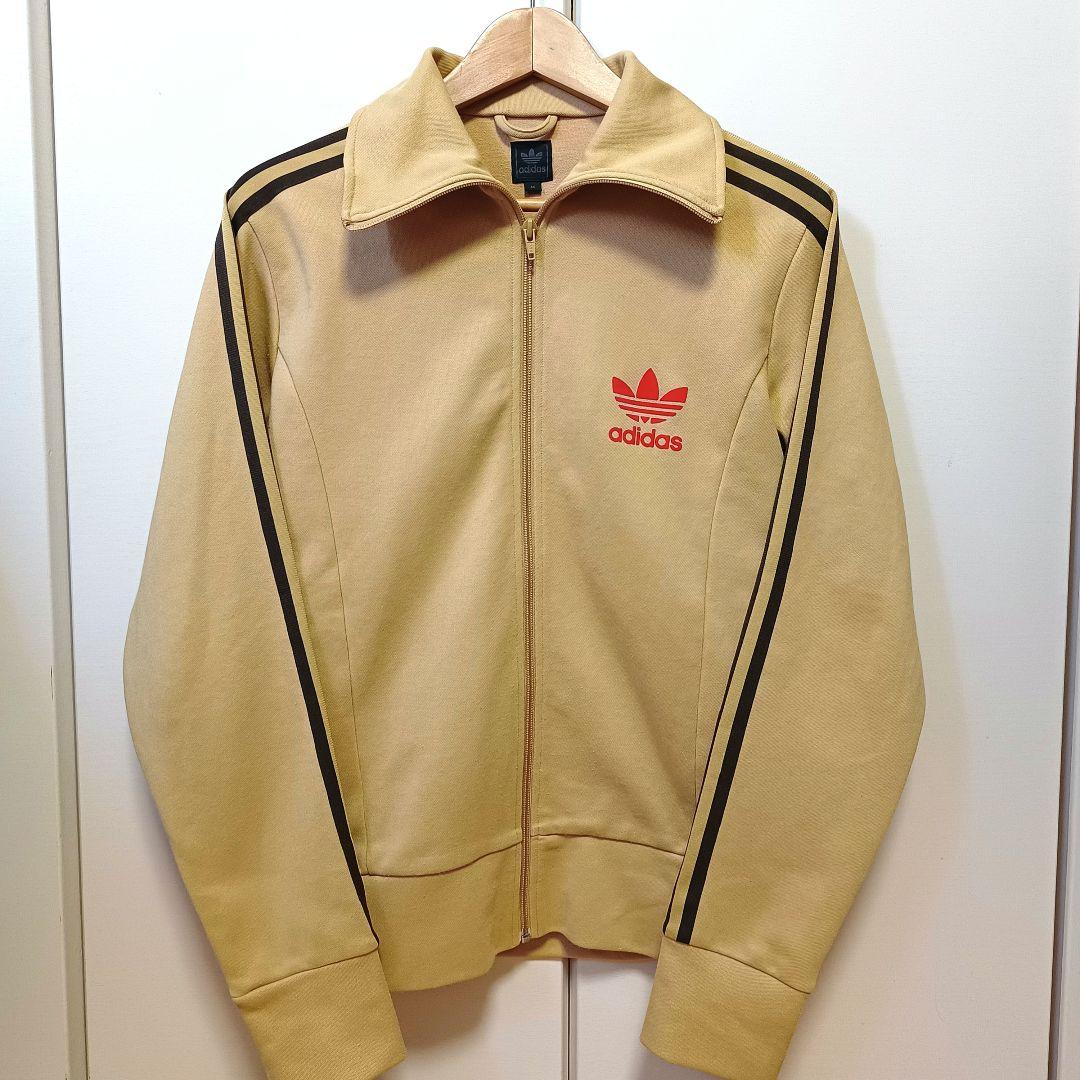 超希少 katsuya着用モデル】アディダス ジャージ M ブラウン ベージュ