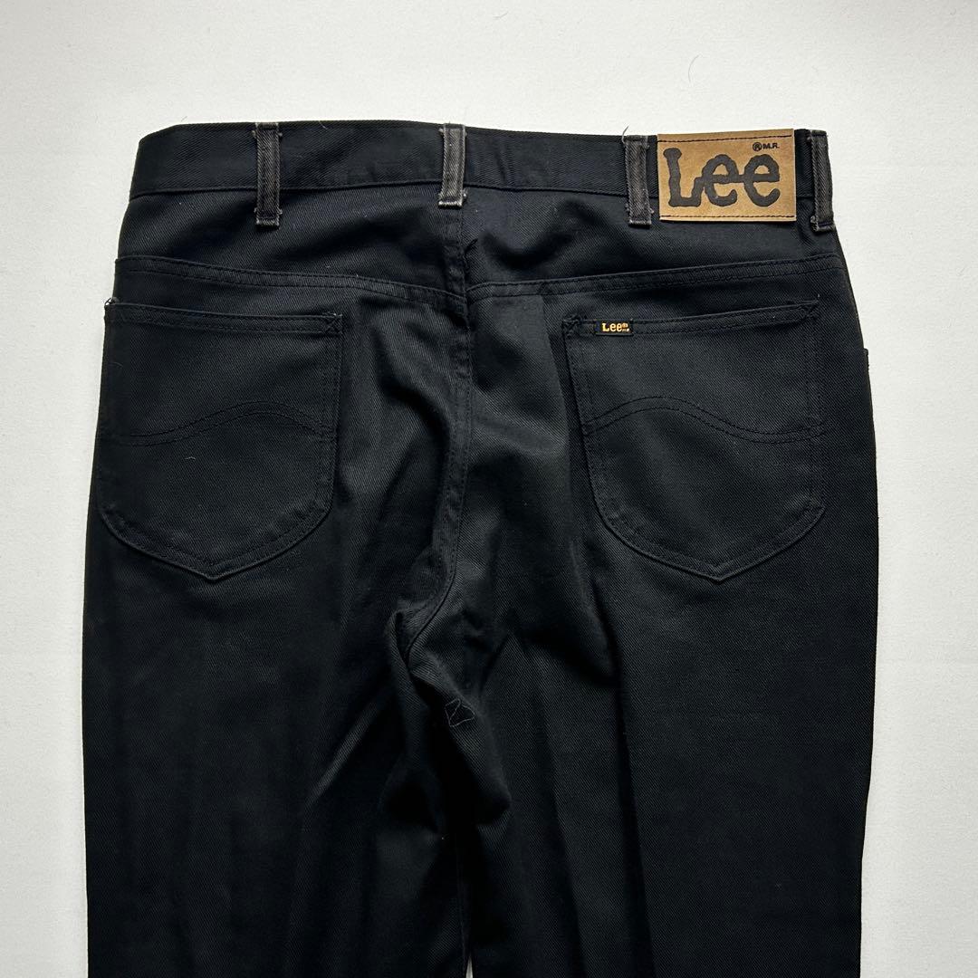 80s リー（Lee） USA製 フレアパンツ ブラック W34相当の通販はau PAY