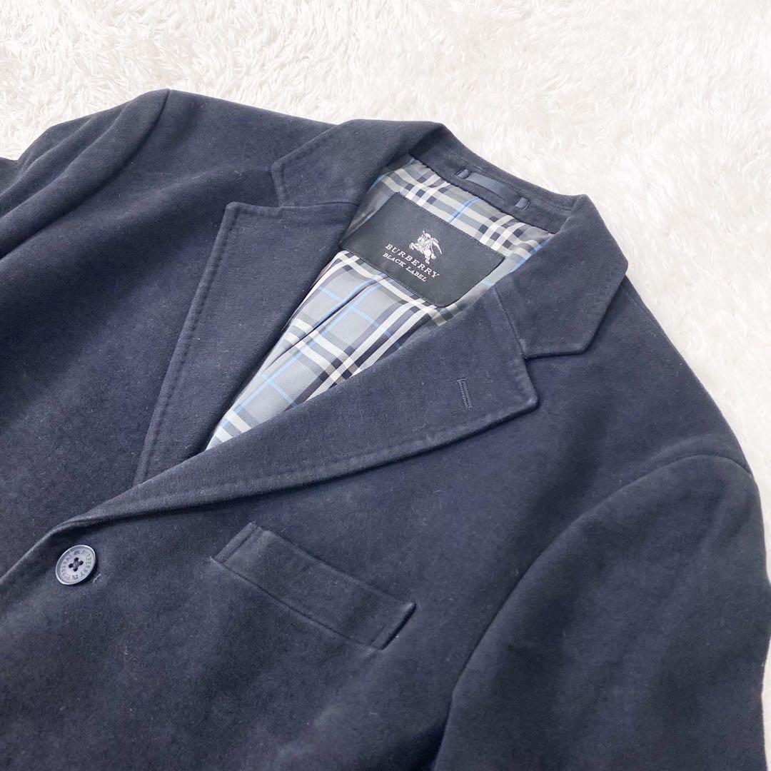 美品】バーバリーブラックレーベル チェスターコート ノバチェック L