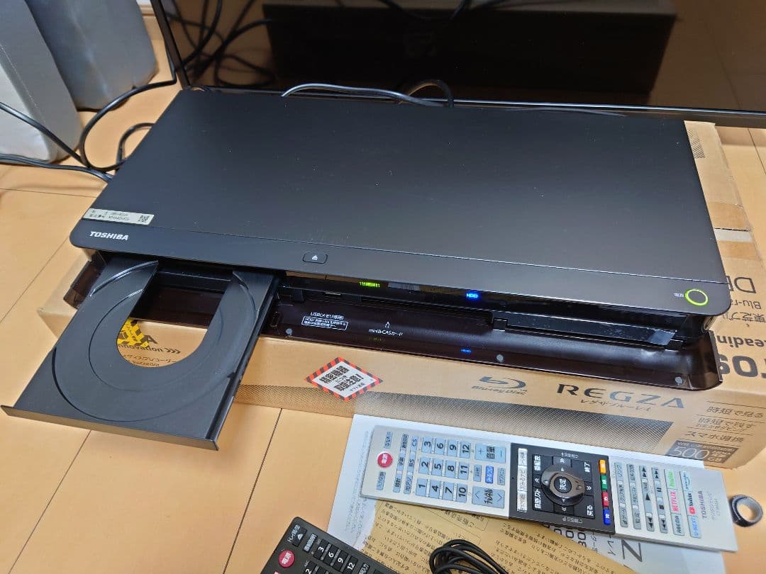TOSHIBA REGZA ブルーレイレコーダー DBR-W508