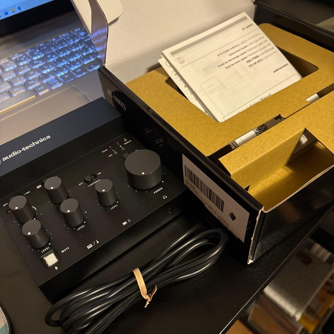 【開封済・ほぼ未使用】audio-technica AT-UMX3