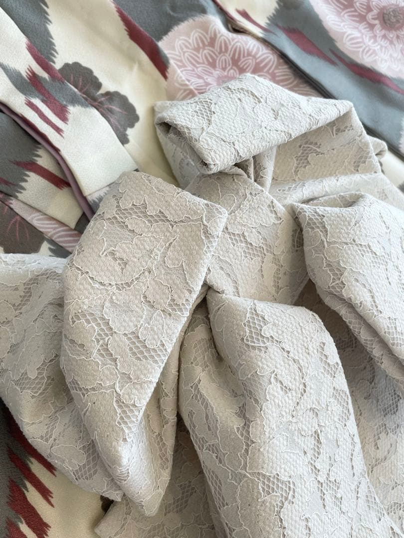 ひよこ商店 utatane 七五三 着物 7歳 ニュアンスカラー着物フルセット