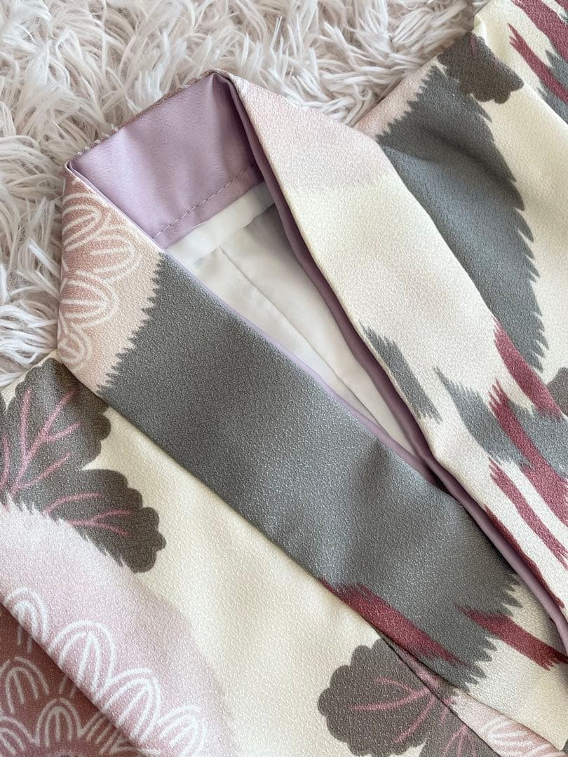 ひよこ商店 utatane 七五三 着物 7歳 ニュアンスカラー着物フルセット