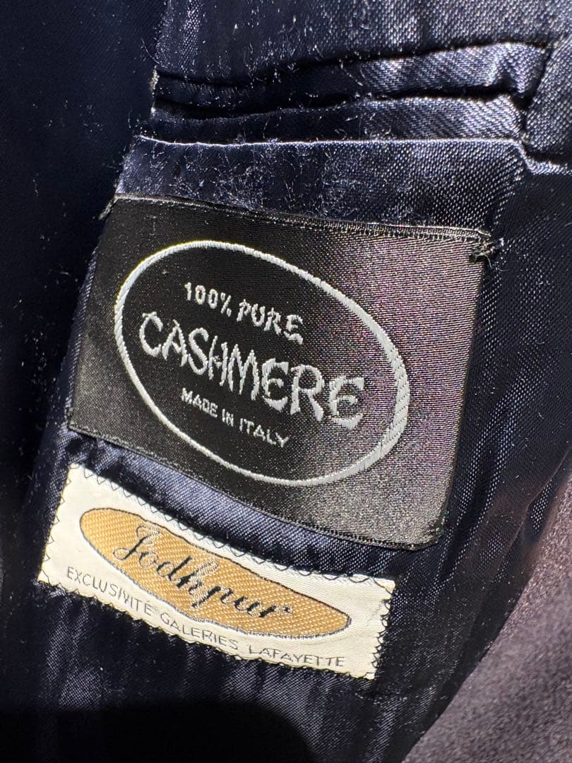 Italy製 ダブルブレストコート カシミア ヴィンテージ