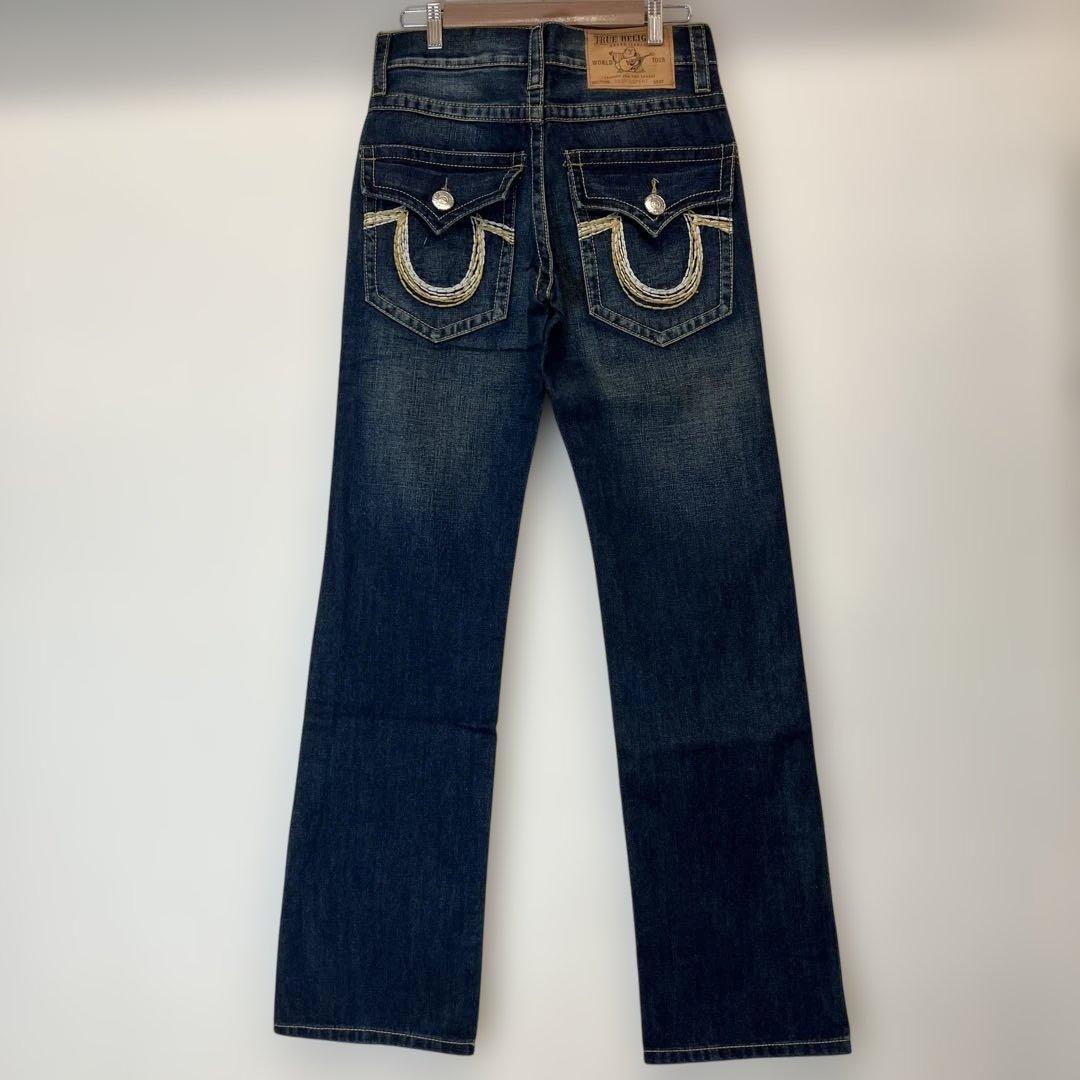 True Religion ダークブルーデニム True Religion ストレートデニム