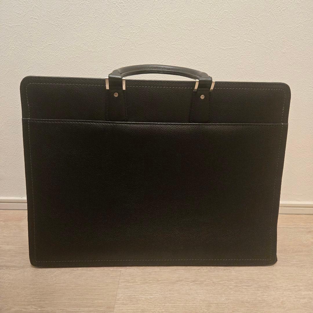 【美品】LANVIN Collection ビジネス ブリーフケース(ブラック)