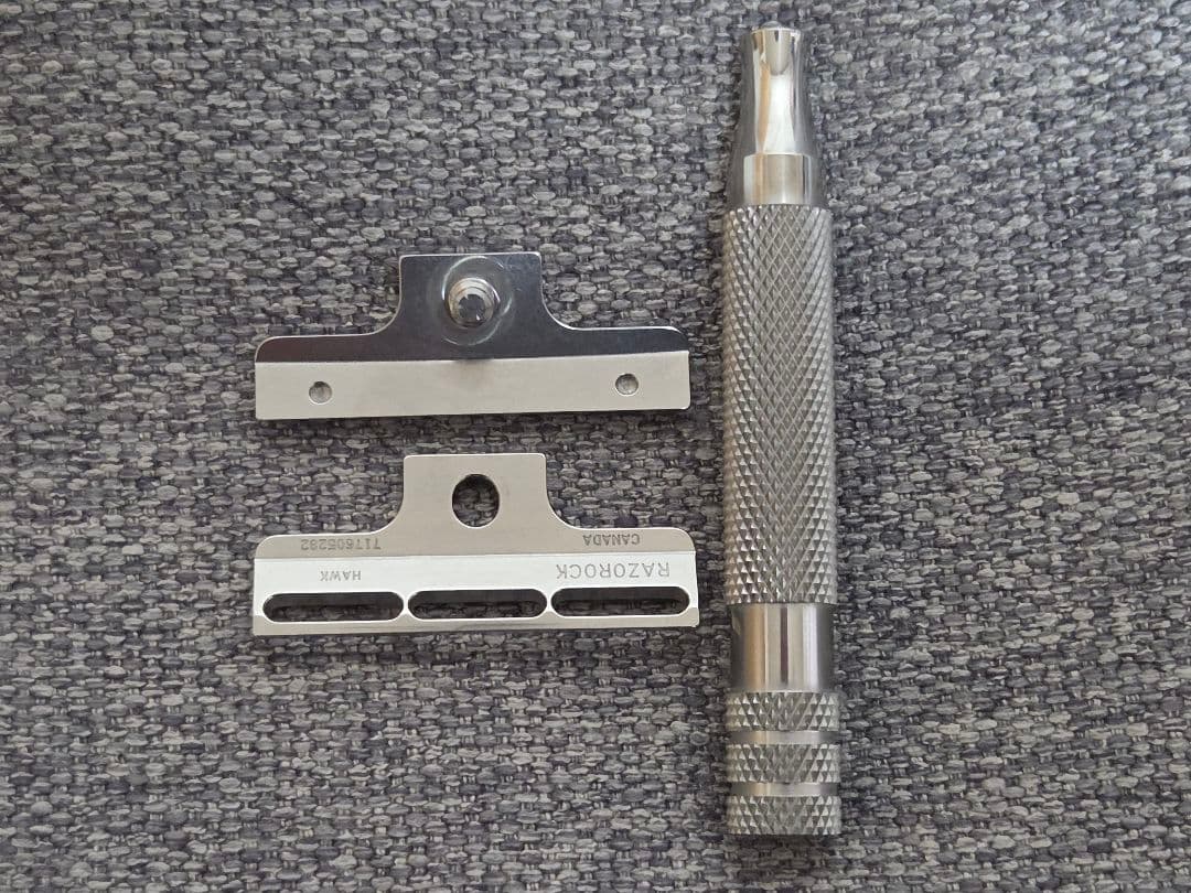 [美品] RazoRock \"Standard\" HAWK V3 両刃カミソリ