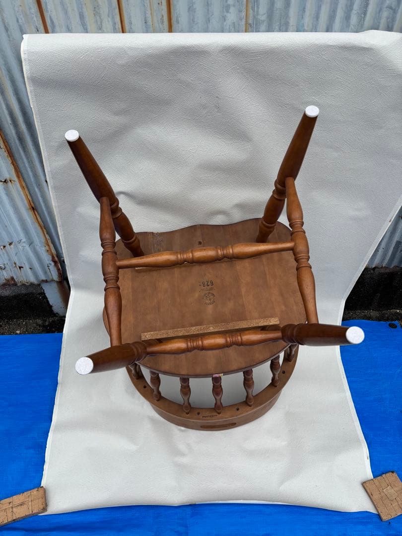 アンティークな飛騨産業 キツツキ ウィンザーチェアーアームチェア 627