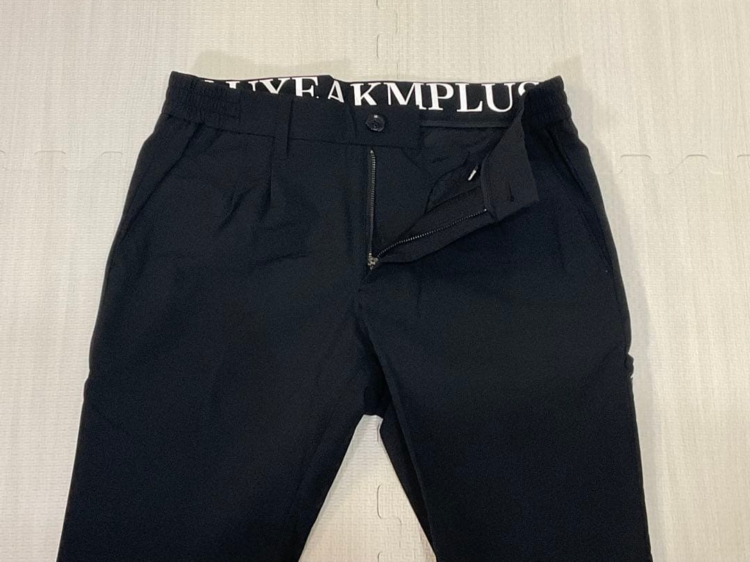 LUXEAKMPLUS サイドロゴ スーパーストレッチパンツ
