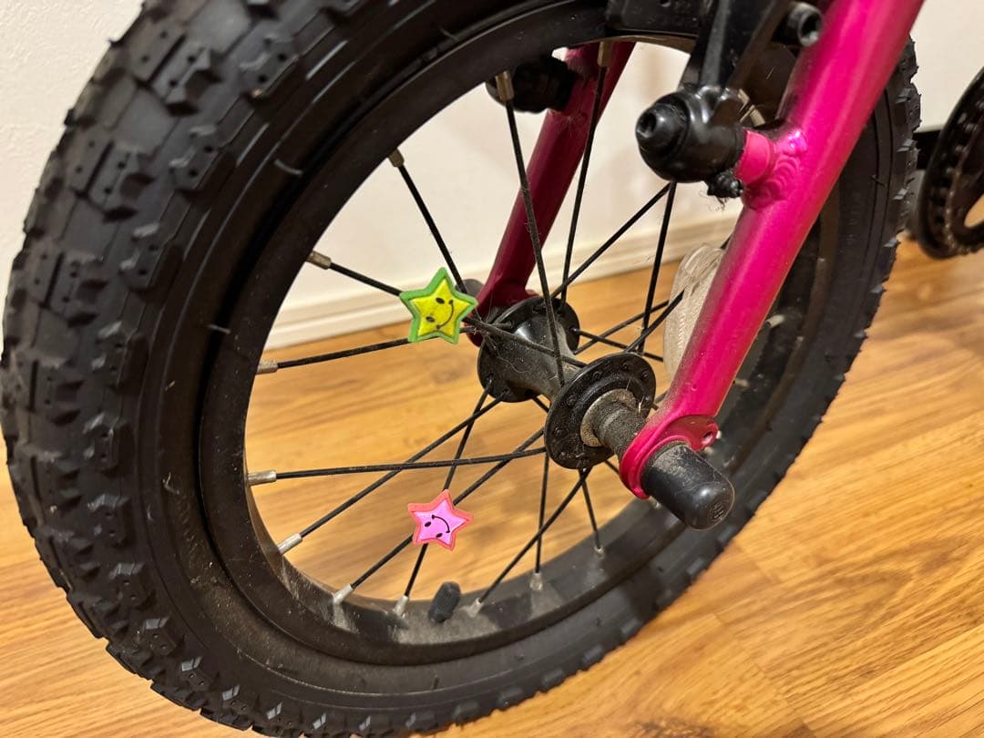 ヨツバサイクル YOTSUBA ZERO 14インチ ピンク 補助輪付き