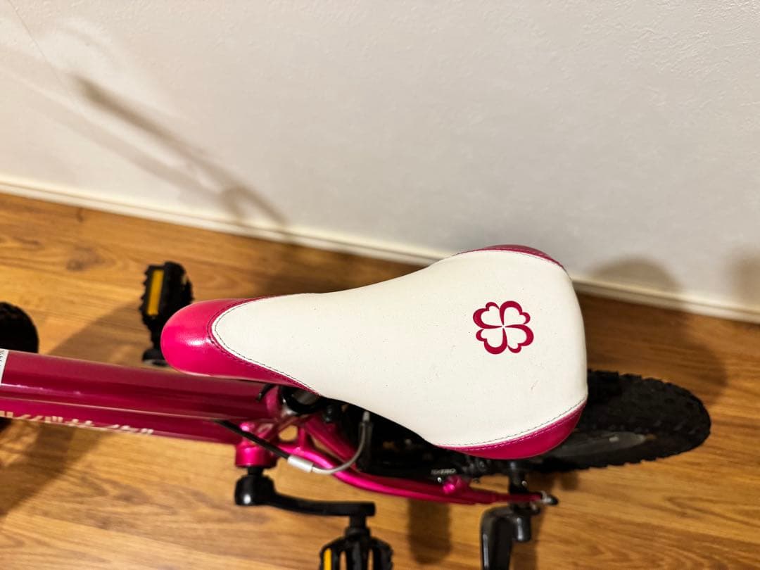 ヨツバサイクル YOTSUBA ZERO 14インチ ピンク 補助輪付き